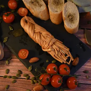 Сыр "Спагетти" копченый, вакуумная упаковка, 100гр.